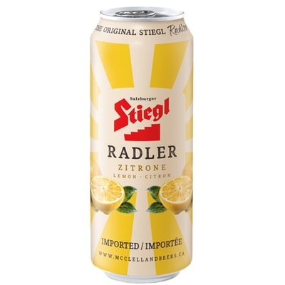 Stiegl Zitrone Radler (ID required at pick-up) 500 ml, $0.81/100ml