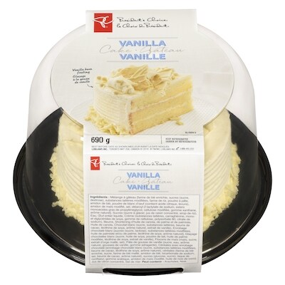President's Choice Vanilla Bark Cake 690 g, $2.75/100g
