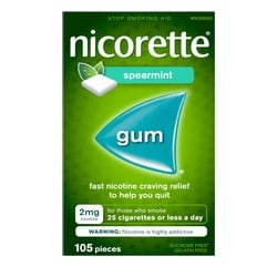 Nicotine Gum Spearmint 2mg
