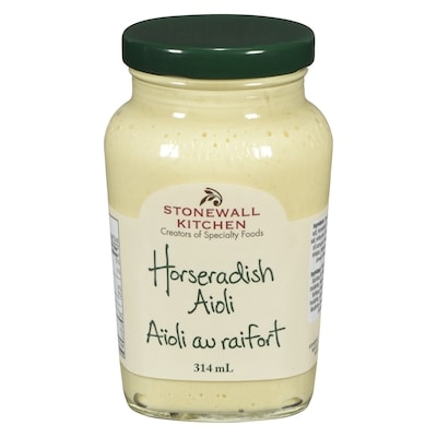 Stonewall Kitchen Raifort aïoli 314 ml, 4,14 $/100ml