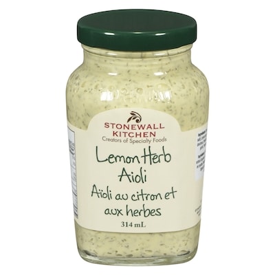 Stonewall Kitchen Sauce Lemon Herb Aioli 314 ml, $3.18/100ml
