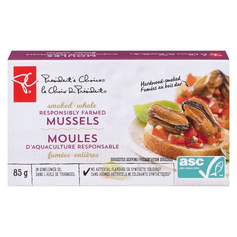 Smoked Whole Responsibly Farmed Mussels In Sunflower Oil