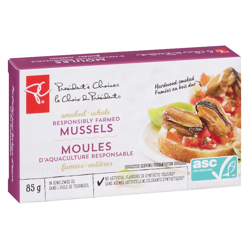 Smoked Whole Responsibly Farmed Mussels In Sunflower Oil