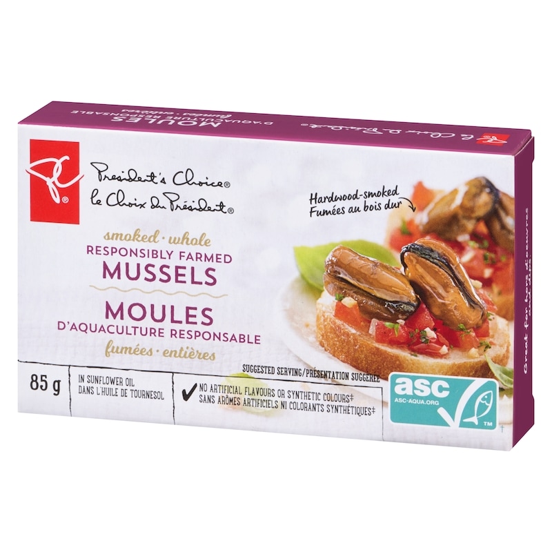 Smoked Whole Responsibly Farmed Mussels In Sunflower Oil