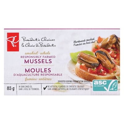Smoked Whole Responsibly Farmed Mussels In Sunflower Oil