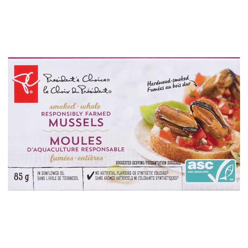 Smoked Whole Responsibly Farmed Mussels In Sunflower Oil