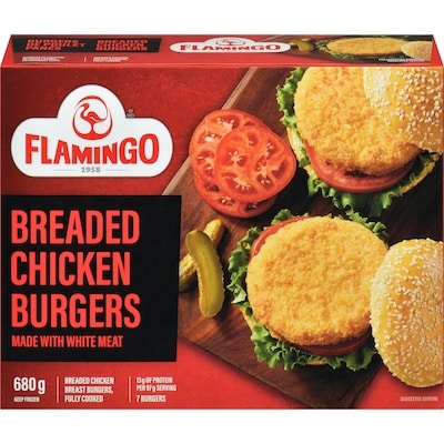 Flamingo Chicken Burger 680 g, $2.06/100g