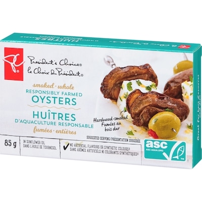 Smoked Whole Responsibly Farmed Oysters In Sunflower Oil