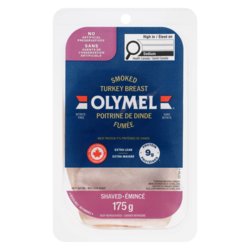Olymel Smoked Turkey Breast Black Forest 175 g, $2.22/100g
