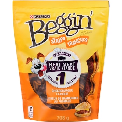Purina Beggin' Saveur de Hamburger au Fromage, Gâteries pour Chiens 708 g 708 g, 1,98 $/100g