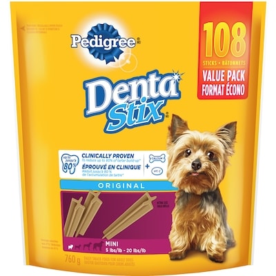 Pedigree Original Mini Value Pack Daily Snack Food For Adult Dogs 760 g, $2.50/100g