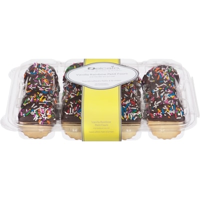 Delcato Petit Fours Vanilla Rainbow 410 g, $2.32/100g