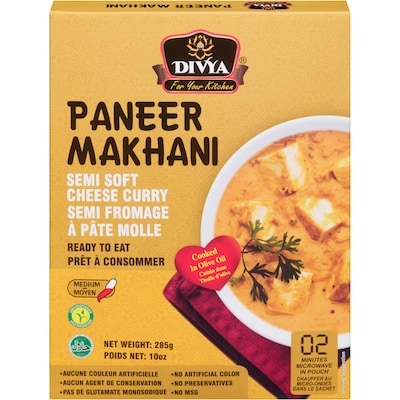 Divya Paneer Makhani 285 g, $0.70/100g