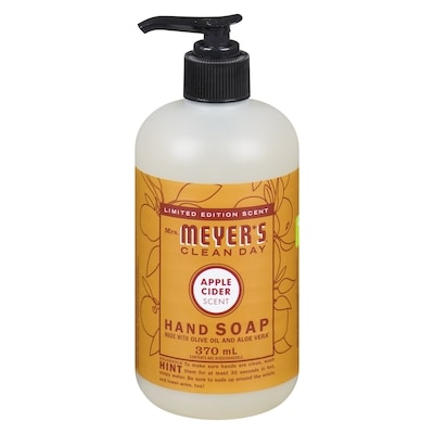 Mrs. Meyer's Clean Day Hand Soap Apple Cider Scent Limited Edition Scent 370 ml, $2.29/100ml