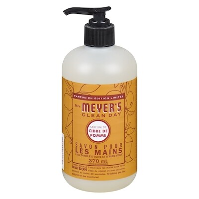 Mrs. Meyer’s Clean Day Savon pour les mains parfum de cidre de pomme parfum en édition limitée 370 ml, 2,29 $/100ml