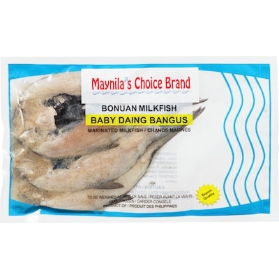 Maynila's Choice Brand Bonuan Milkfish Baby Daing Bangus Marinated 400 g, $2.00/100g