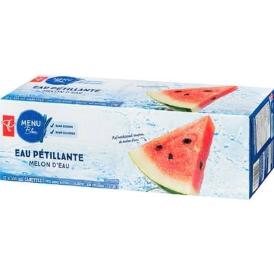 Eau pétillante melon d'eau