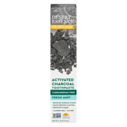 Desert Essence Activated Charcoal Toothpaste Fresh Mint 184.84 ml, $4.86/100ml