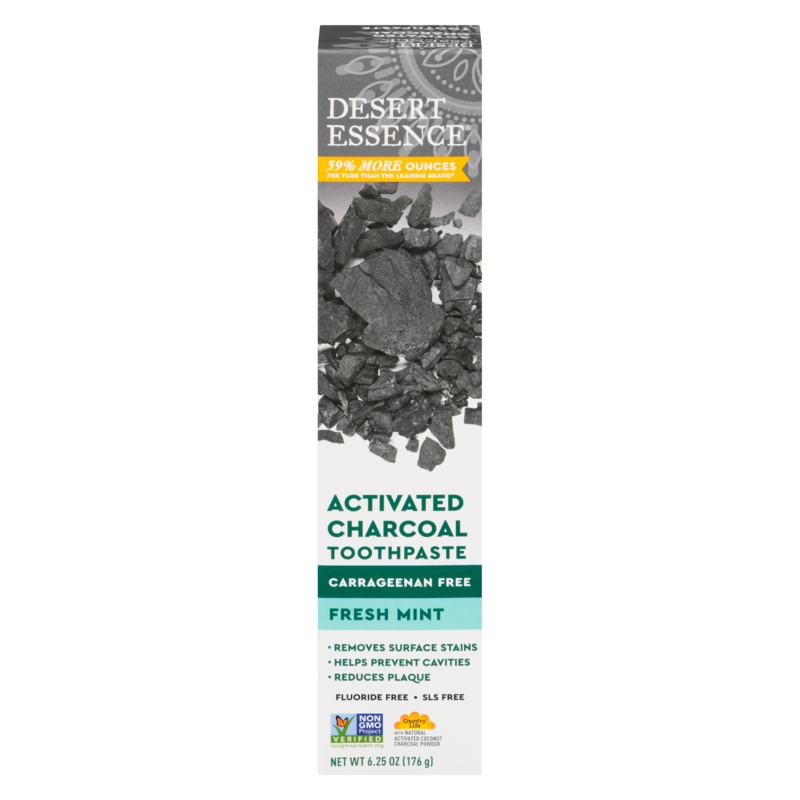 Desert Essence Activated Charcoal Toothpaste Fresh Mint - 184.84