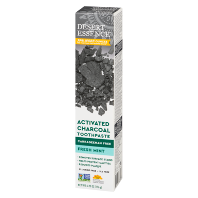 Activated Charcoal Toothpaste Fresh Mint
