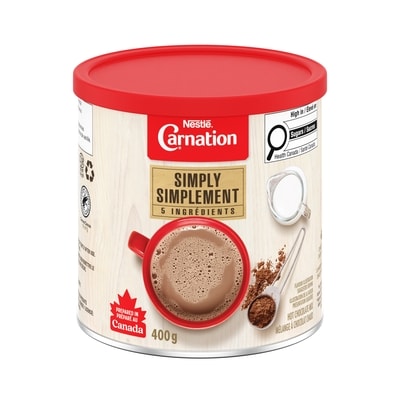 Carnation Chocolat Chaud Simplement 5 400 g, 2,25 $/100g