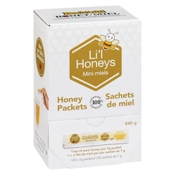 BeeMaid Li'L Honeys Honey 100% Pure Canadian 120 X 7 G (840 G