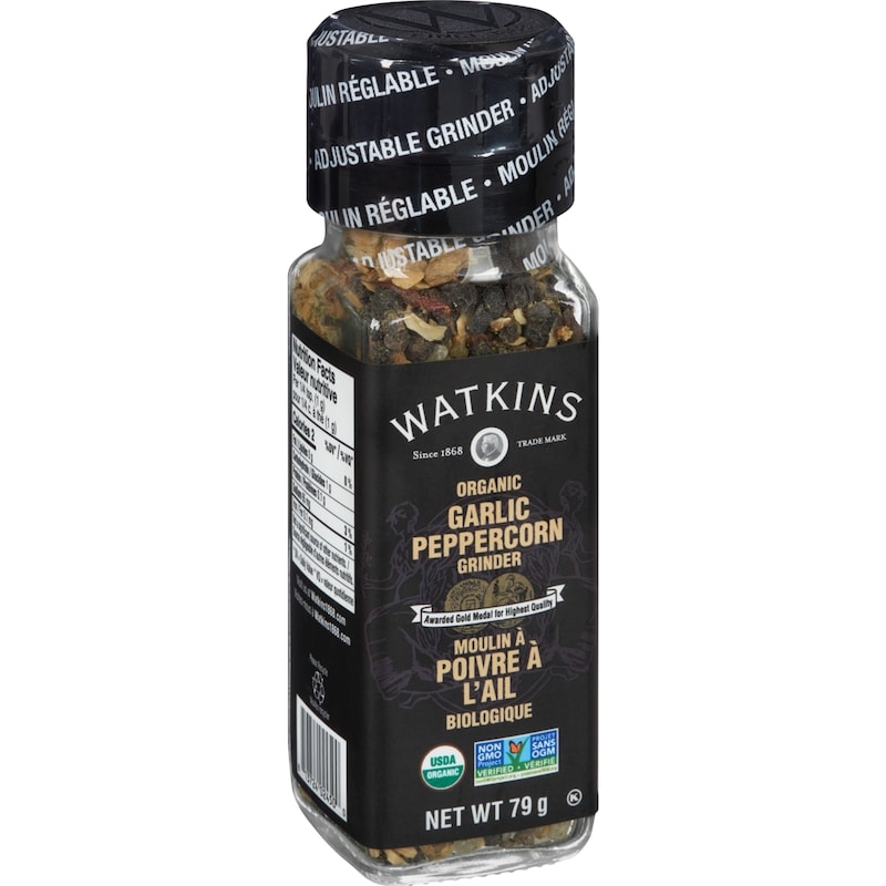 Organic Garlic Pepper Grinder