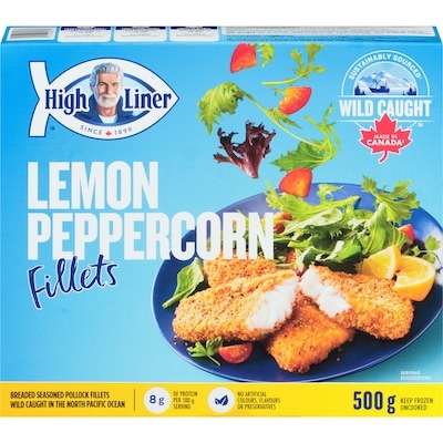 High Liner Fillets Lemon Peppercorn 500 g, $1.70/100g