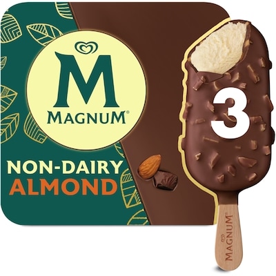 Magnum Almond Non-Dairy Frozen Dessert Bar Certified Vegan 270 ml, $2.59/100ml