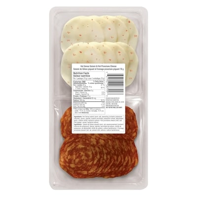 Hot Genoa Salami and Hot Provolone Cheese