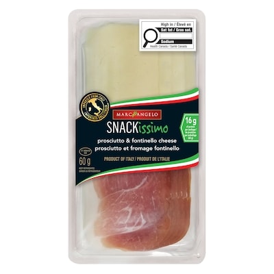 Marcangelo Prosciutto and Fontinello Cheese 60 g, $8.32/100g