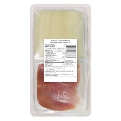 Prosciutto and Fontinello Cheese