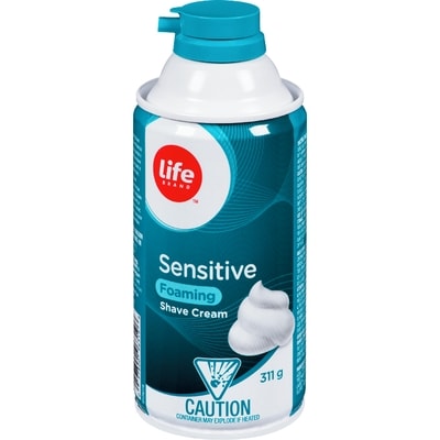 Life Brand Shave Cream Sensitive Skin 311 g, $1.38/100g