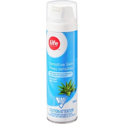 Life Gel à raser pour peau sensible 200 ml, 1,40 $/100ml