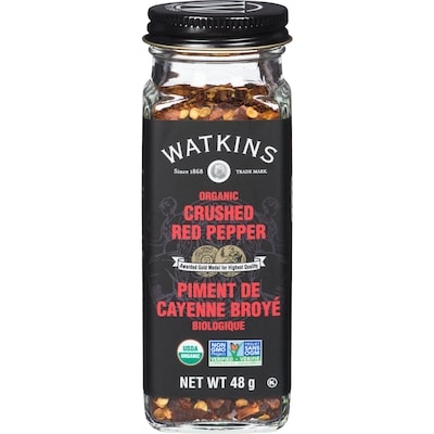 J.R. Watkins Crushed Red Pepper Organic 48 g, $16.65/100g