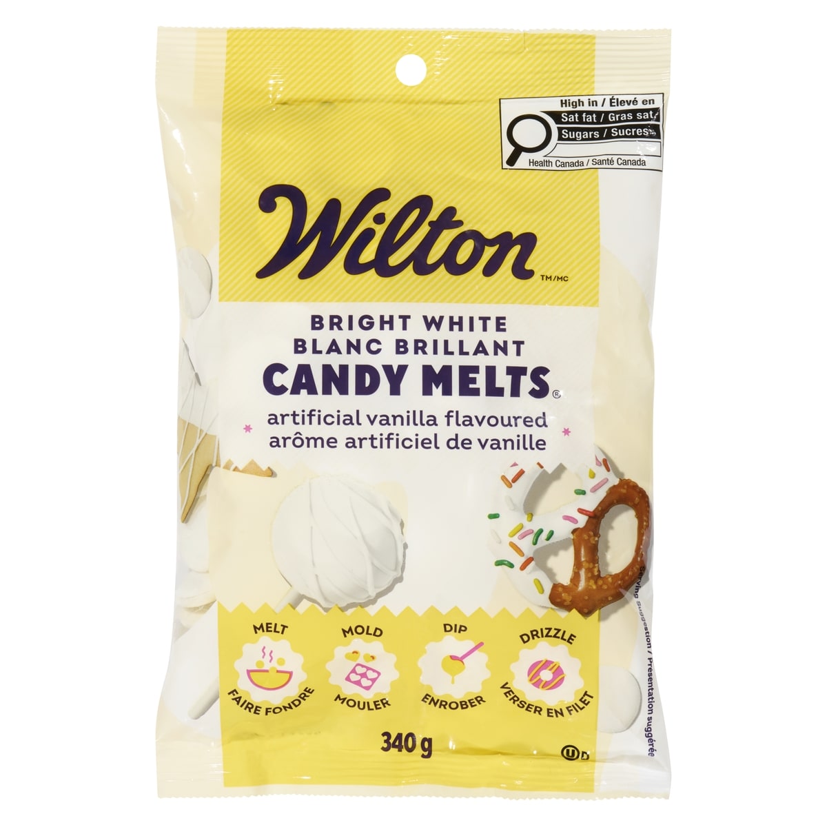 Wilton Candy Melts® 12oz Bright White 340 g, $1.18/100g