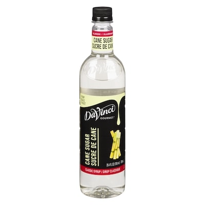 Davinci Gourmet Classic Syrup Cane Sugar   750 ml, $1.24/100ml