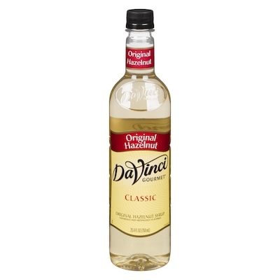 Davinci Gourmet Original Hazelnut Syrup Classic   750 ml, $1.24/100ml