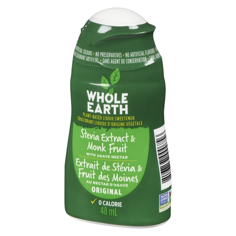 Whole Earth Stevia & Monk Fruit Sweetening Liquid