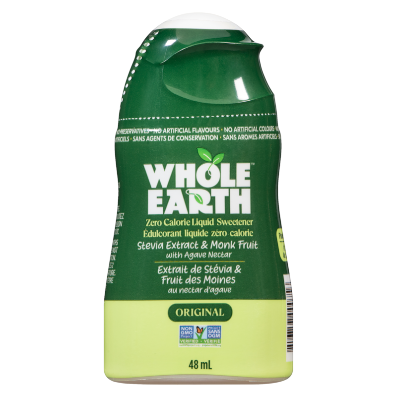 Whole Earth Sweetner Co. dulcorant liquide  base de stevia et de fruit du  moine, Whole Earth - 48 ml | Provigo