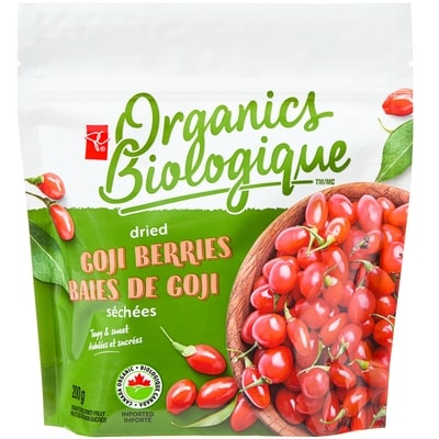 PC Organics Dried Goji Berries 200 g, $5.00/100g
