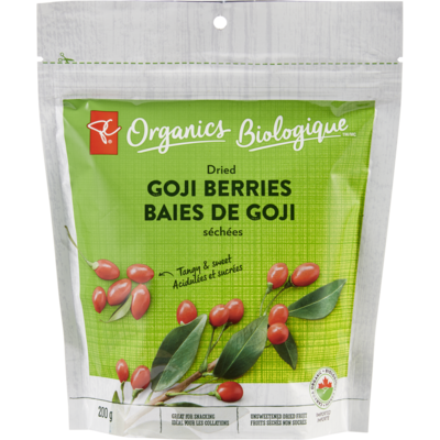 PC Biologique Baies De Goji Séchées 200 g, 4,27 $/100g