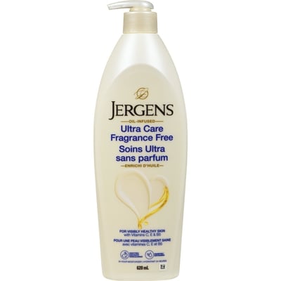 Jergens Ultra Care Fragrance Free Moisturizer 620 ml, $1.45/100ml