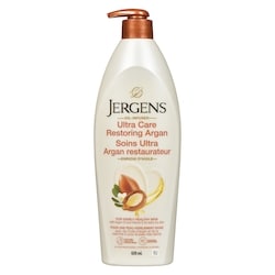 Jergens Ultra Care Restoring Argan Moisturizer 620 ml, $1.50/100ml