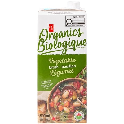 PC Biologique Bouillon De Légumes 900 ml, 0,33 $/100ml