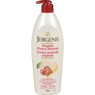 Jergens Original Cherry Almond Moisturizer 620 ml, $1.64/100ml