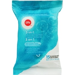 3-In-1 Facial Cleansing Wipes, With Cucumber Extract