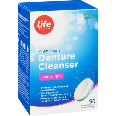 Denture Cleansers Overnight, Mint Flavour