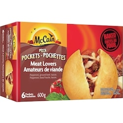 McCain Pizza Pochettesᴹᴰ Amateurs de viande 600 g, 1,17 $/100g