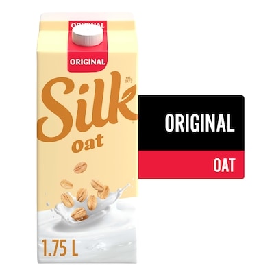 Silk Oat Milk Alternative, Original, Dairy Free 1.75 l, $0.29/100ml